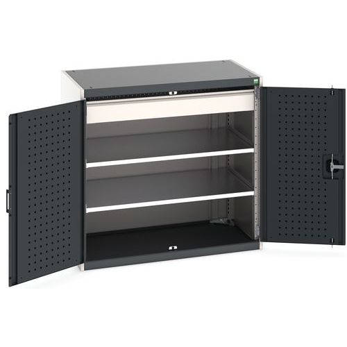 Kombinert skap for kraftig bruk Cubio 1050x650x1000 mm – Bott