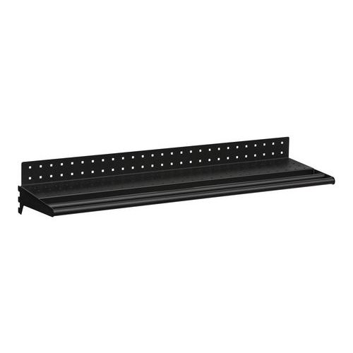 Hylleplate med garderobestang KUMI