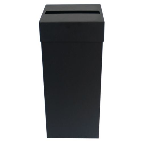 Avfallstønne Ivar, svart, 60-90 liter