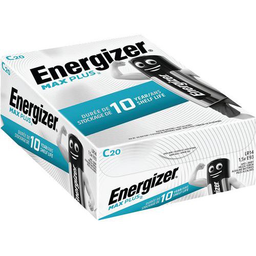 Max Plus C alkalisk batteri - Pakning à 20 - Energizer