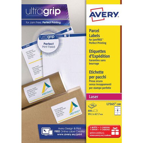 Fraktetikett Ultragrip - Laserprinter
