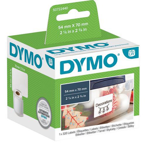 Etiketter til Dymo LabelWriter etikettskrivere