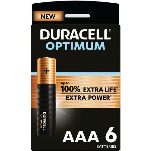 Optimum AAA alkalisk batteri - 6 enheter - Duracell