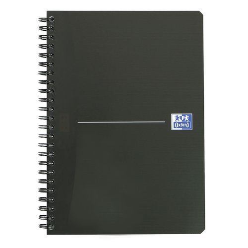 Smart svartlinjert svart notisbok., 148 x 210, 180 p, 90 g - Oxford