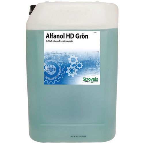 Grovrengjøringsmiddel Alfanol HD Grønn 5-25 L - Strovels Grovrengjøringsmiddel Alfanol HD Grønn 5-25 L - Strovels
