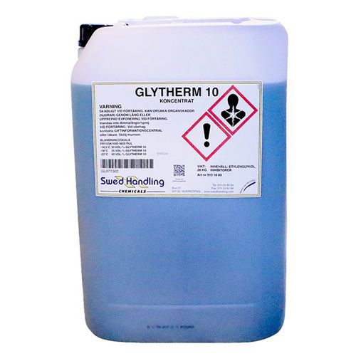 Glytherm 20 monopropylenglykol, Volum: 208 L