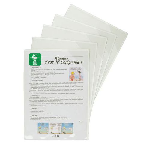 Dokumentlomme magnet A4 - A3 - A5 - Tarifold