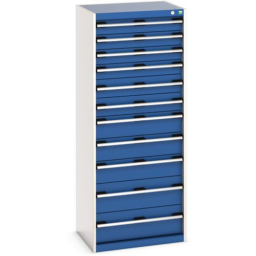Skap med 11 skuffer Cubio 1600x650x525 mm – Bott