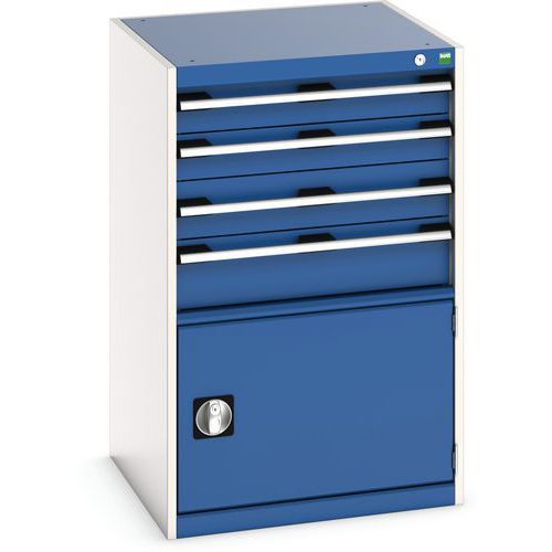 Skap kombinerat Cubio SL 650x650x1000mm - Bott