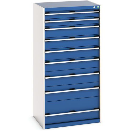 Verkstedskap med skuffer Bott SL-86 – høyde 160 cm – Bott