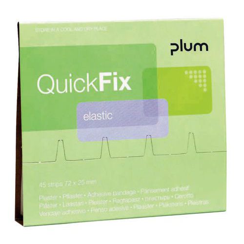 Refill av elastiske plastere - QuickFix