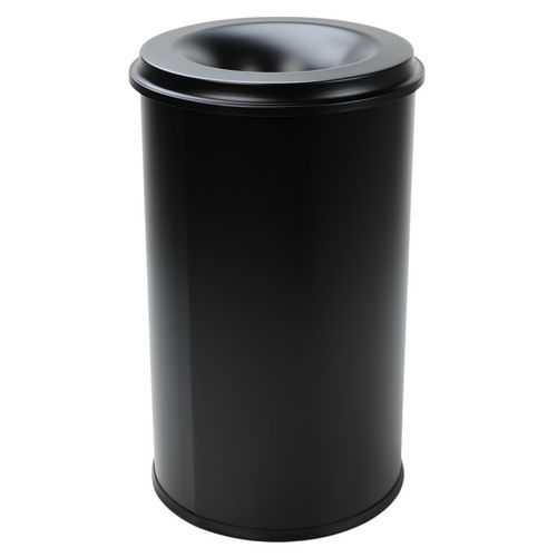 brannsikker beholder, 20 l til 110 l, svart eller grå - Manutan Expert