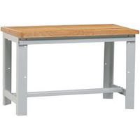 Arbeidsbord for verksted optimalt - Bredde 200 cm - Massiv bøk - Ateliers System