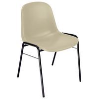 Spisestol, Type bunn: 4 føtter, Type fot: Glideføtter, Sete, materiale: Polypropylen, Type sete: Stol