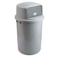 Plastbeholder med klaffsvingningslokk – 126 l - Vepabins