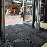 Modulær 12 mm plate med absorberende matte - Notrax