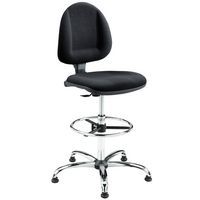 Arbetsstol Ergo Høy med fotring - Stoff - Linea Fabbrica