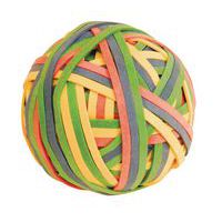 Ball à 200 gummistrikker - Assorterte farger - Elami