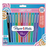 Flair Candy assorterte filtspisspenner - Pakke à 12 - Papermate