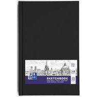 Skisseblokk Oxford Art stiftet 192s 100g svart - Oxford