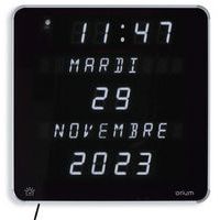 LED-klokke Epheméris Hvit DST - Orium
