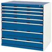 Verkstedskap med skuffer Bott SL-107 - høyde 100 cm