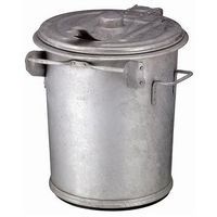 Tønne, galvanisert, 70 liter - Vepabins
