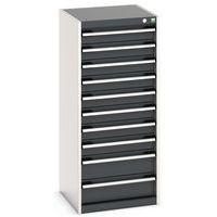 Verkstedskap med skuffer Cubio SL-5512-10 – Bott