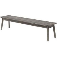Benk i grålaserad furu Valletta 40x185 cm - Hillerstorp
