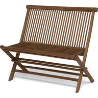 Sammenleggbar sofa Nova i ubehandlet teak - Hillerstorp