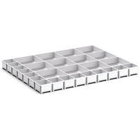 Oppbevaringsbokser for skuff Cubio EKK-8675, 27 rom – Bott
