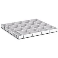 Oppbevaringsbokser for skuff Cubio EKK-8775, 27 rom – Bott