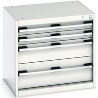 Verkstedskap med skuffer Cubio SL-656-4.1 – Bott