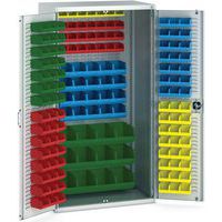 Skap med 150 beholdere 1050x650x2000 mm – Bott