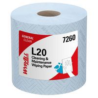 Tørkepapir, blå, WypAll® L20 General Reach