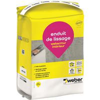 Utjevningspuss til innervegg - 4 kg - Weber