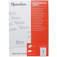 Etiketter selvklebende - Manutan Expert