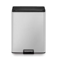 Papirkurv med pedalsortering 20+20 L, ØKO