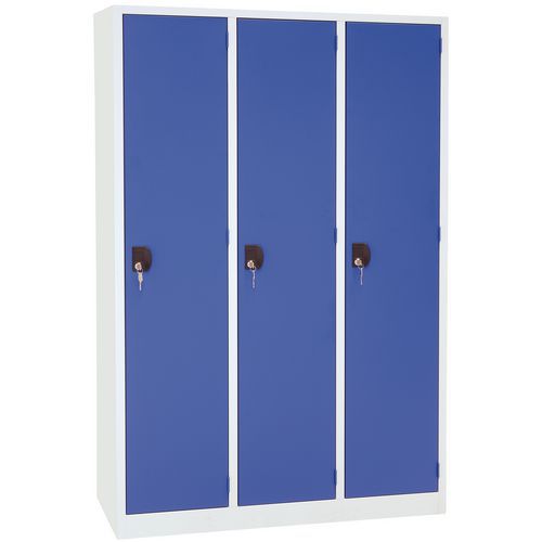 Garderobeskap, Klesskap Manutan Modulo 400, 3 skap Garderobeskap, Klesskap Manutan Modulo 400, 3 skap
