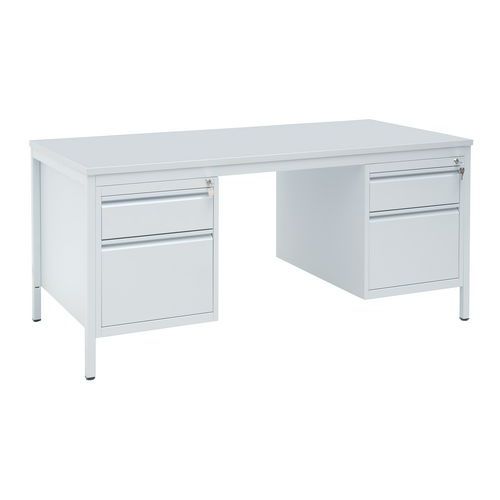 Bureau droit 4 tiroirs Bureau droit 4 tiroirs