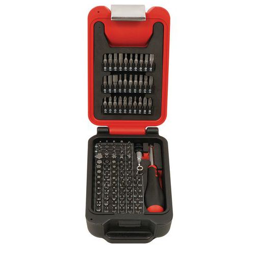 Koffert med skruebits 105 stk - MOB