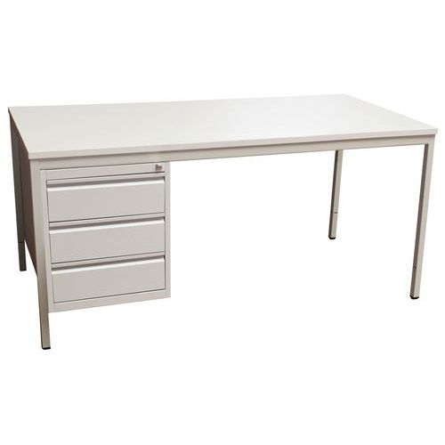 bureau droit 3 tiroirs bureau droit 3 tiroirs