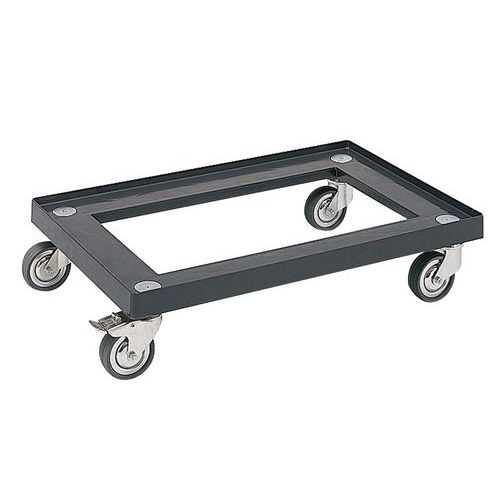 Tralle til Plastbakk EU base 400 x 600 mm Tralle til Plastbakk EU base 400 x 600 mm