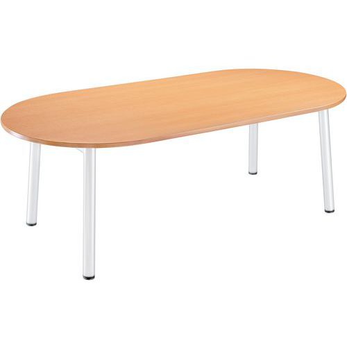 oblong hêtre / blanc oblong hêtre / blanc