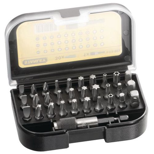 Boks med Expert Pro Stanley-bits – 31 deler Boks med Expert Pro Stanley-bits – 31 deler