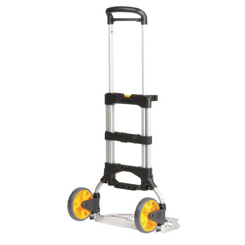 Sammenleggbar tralle av aluminium, med tillegg – kapasitet 150 kg Sammenleggbar tralle av aluminium, med tillegg – kapasitet 150 kg