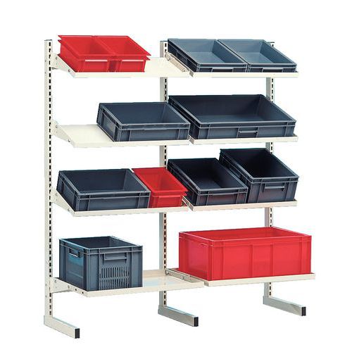 exemple de configuration :1 élément départ + 1 élément suivant (pieds en L) exemple de configuration :1 élément départ + 1 élément suivant (pieds en L)