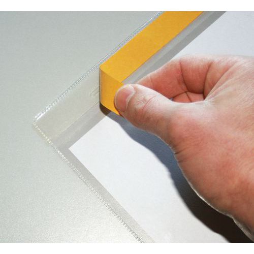 Selvheftende plastlommer– Manutan Selvheftende plastlommer– Manutan