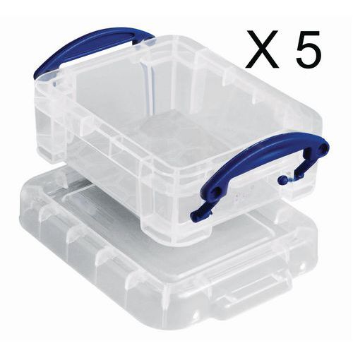Oppbevaringsboks 0,07 - 0,14 l, 5-pack Oppbevaringsboks 0,07 - 0,14 l, 5-pack