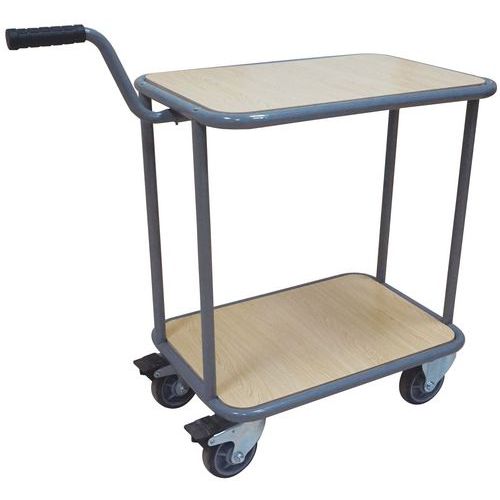 Trillebord med 2 hyller mini - 200 kg - Manutan Trillebord med 2 hyller mini - 200 kg - Manutan